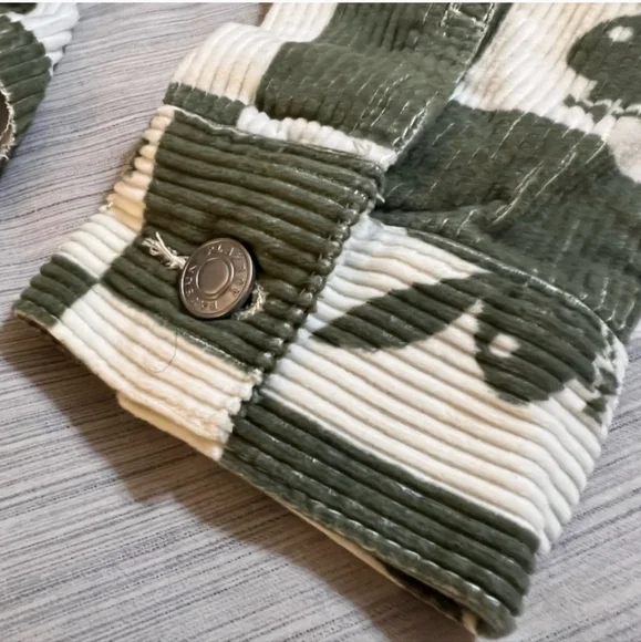 Playboy Edge Cropped‎ Corduroy Trucker Jacket